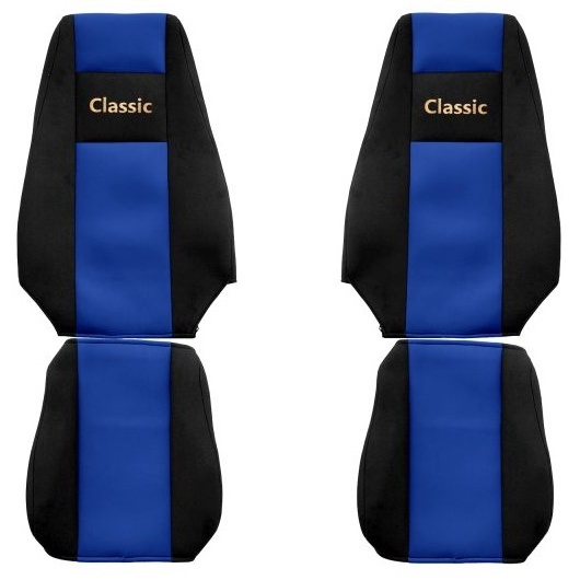 Set Huse Scaun Camion F-Core Classic Albastru F-CORE PS21 BLUE